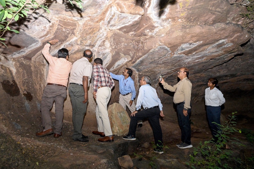 यूनिसेफ इंडिया के अधिकारियों का इंदिरा गांधी राष्ट्रीय मानव संग्रहालय भ्रमण