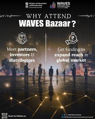 वेव्स बाजार : विश्व स्तर पर खोज करें, जुड़ें और व्यापार करें